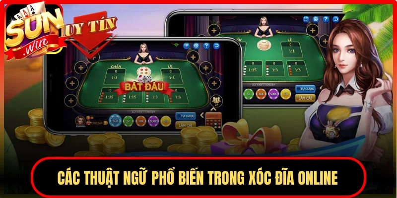 Các thuật ngữ phổ biến trong xóc đĩa online