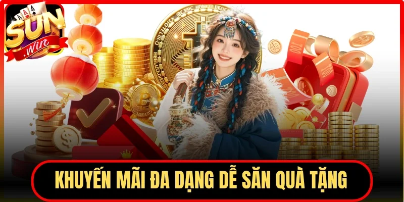 Khuyến mãi đa dạng nhiệm vụ đơn giản dễ săn quà